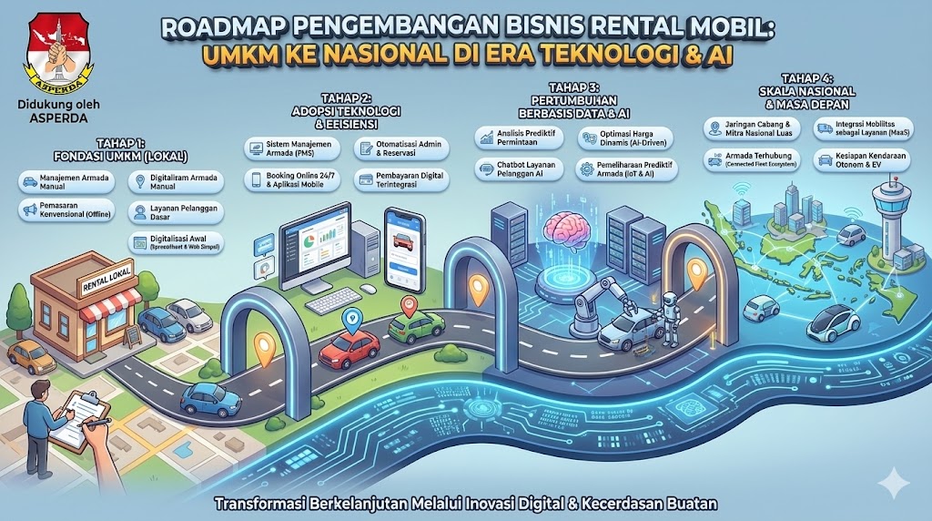 roadmap bisnis rental mobil